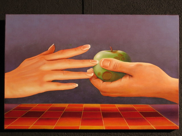  La pomme d'Adam 45 x 28