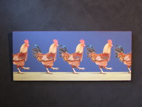  Gaulois en marche 121 x 50