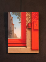 Le volet rouge 30 x 40 Le volet rouge 30 x 40