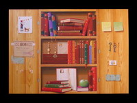Llibreria (triptyque ouvert) 120 x 70 Llibreria (triptyque ouvert) 120 x 70